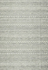 Brighton Grey Textured Flatweave Indoor Outdoor Rug - Pendle Village Furniture